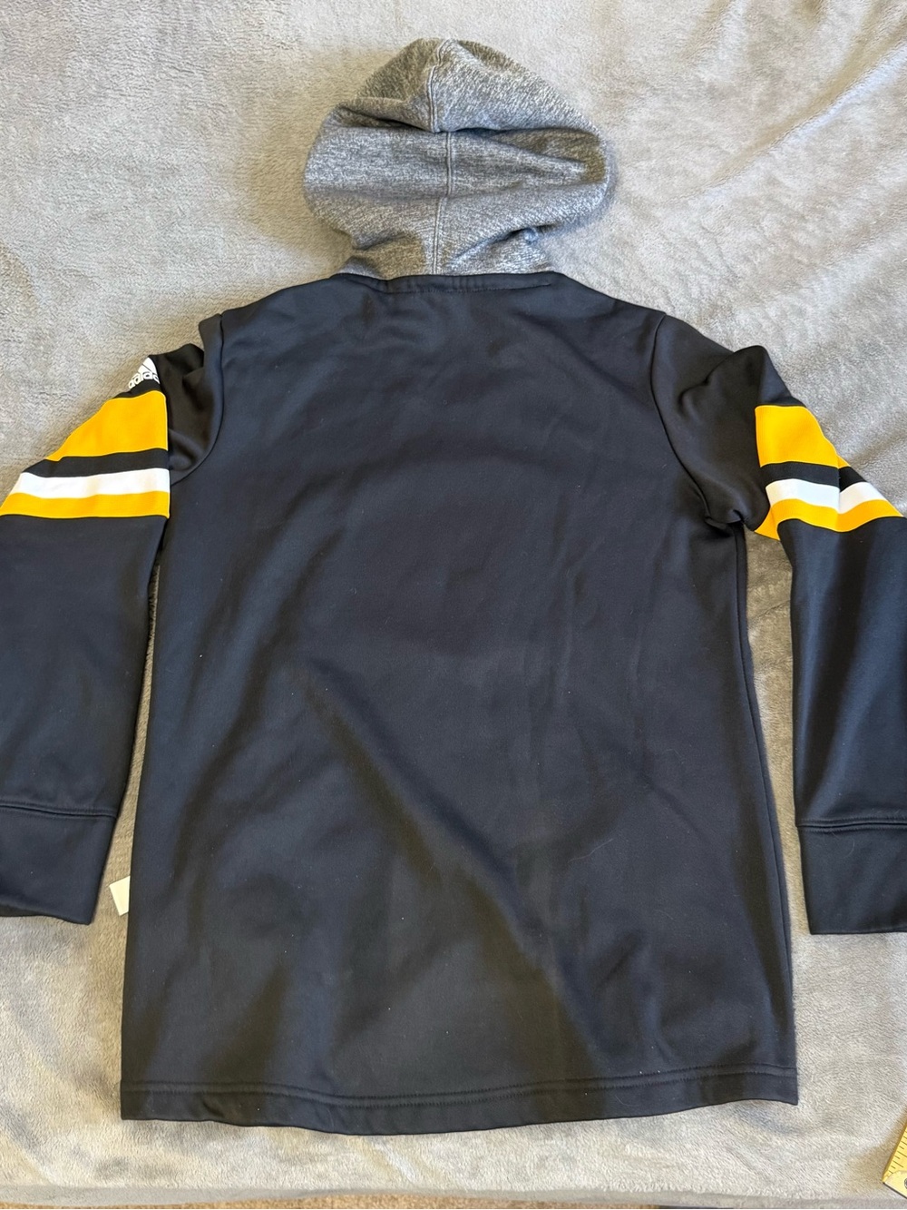 Adidas Pittsburgh Penguins NHL jersey-style pullover hoodie size Small Petite - Picture 2 of 8